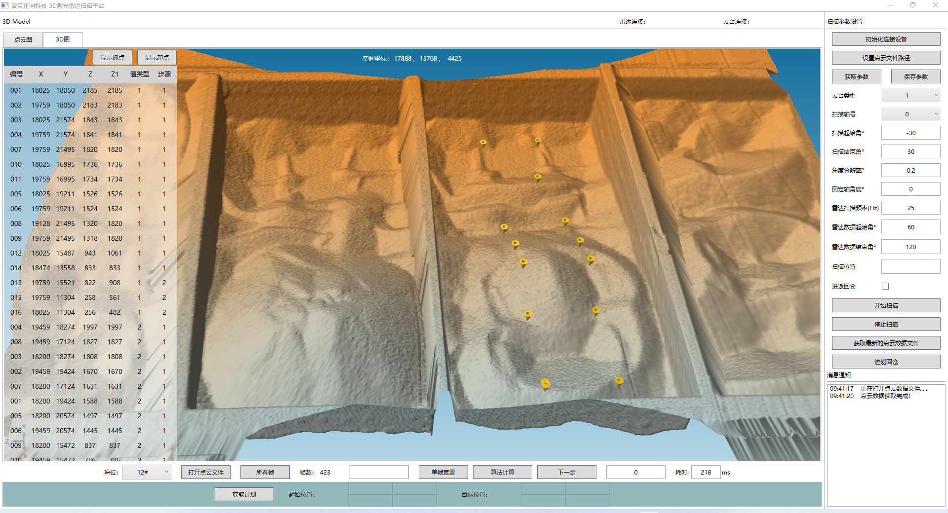 图3: 散料三维模型计算图