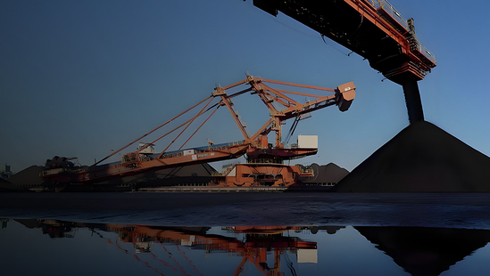 Беспилотная система штабелеукладчика-реклаймера